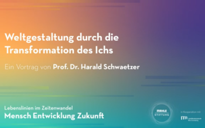 Vortrag: Weltgestaltung durch die Transformation des Ichs – Harald Schwaetzer