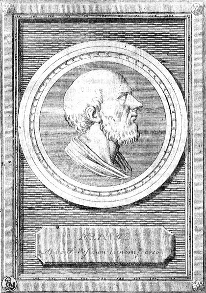 Arat, Kupferstich von Gottlieb Friedrich Riedel (1724–1784)