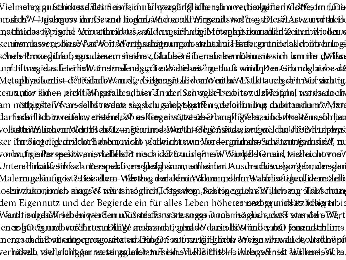 Unlesbarer Text Nietzsche