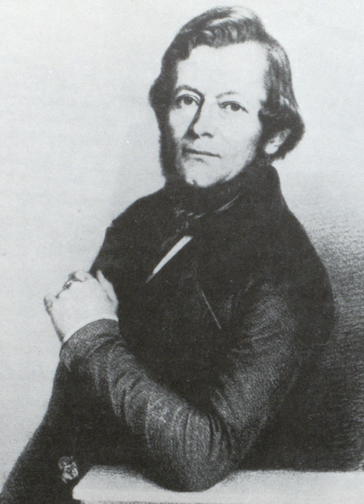 Portrait des jungen Immanuel Hermann Fichte